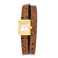 Shop Authentic Gucci G Frame White Dial Brown Leather Strap Watch For Women - YA128523 - Luxxuri