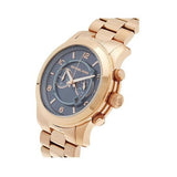  Shop Authentic Michael Kors Runway Stop Hunger Quartz Blue Dial Rose Gold Steel Strap Watch For Men - MK8358 - Luxxuri