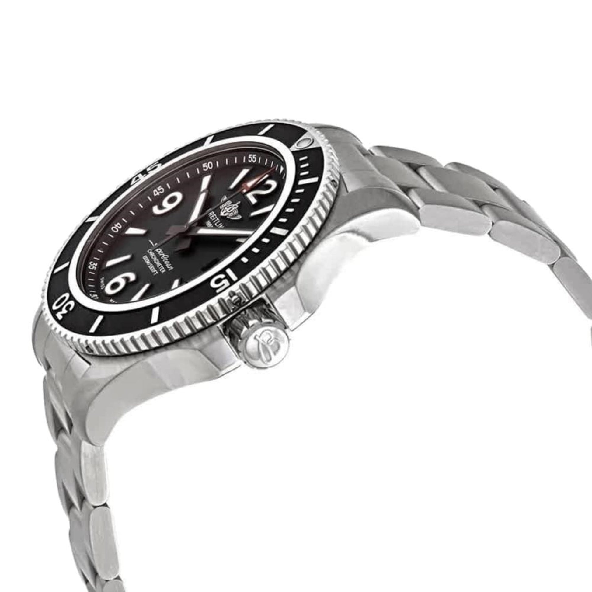  Shop Authentic Breitling Superocean Automatic 44mm Black Dial Silver Steel Strap Watch for Men - A17367D71B1A1 - Luxxuri