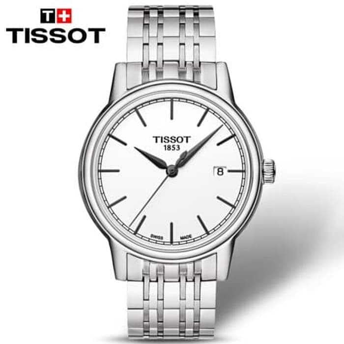  Shop Authentic Tissot Carson Steel White Dial Silver Steel Strap Watch For Men - T085.410.11.011.00 - Luxxuri