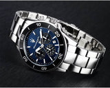  Shop Authentic Maserati Competizione Chronograph Blue Dial Silver Steel Strap Watch For Men - R8873600009 - Luxxuri