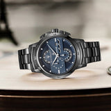  Shop Authentic Maserati Ingegno Tachymeter Blue Dial Black Steel Strap Watch For Men - R8873619001 - Luxxuri