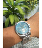  Shop Authentic Michael Kors Runway Quartz Blue Dial Silver Steel Strap Watch For Women - MK5953 - Luxxuri