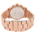 Guess Confetti Pink Dial Rose Gold Steel Strap Watch For Women - W0774L3
