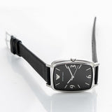  Shop Authentic Emporio Armani Epsilon Quartz Black Dial Black Leather Strap Watch For Men - AR2490 - Luxxuri