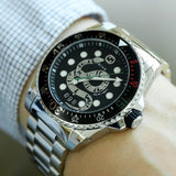  Shop Authentic Gucci Dive Snake Black Dial Silver Steel Strap Watch For Men - YA136218 - Luxxuri