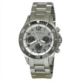  Shop Authentic Marc Jacobs Marc Chronograph Silver Dial Silver Steel Strap Watch for Men - MBM3155 - Luxxuri