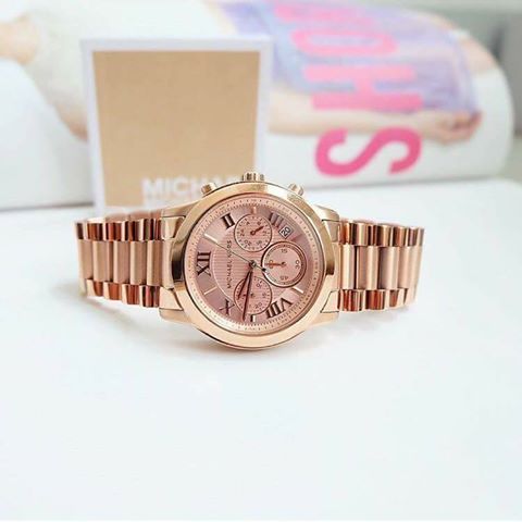  Shop Authentic Michael Kors Cooper Rose Gold Rose Gold Steel Strap Watch for Women - MK6275 - Luxxuri