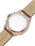  Shop Authentic Fossil Garrett Chronograph Brown Dial Brown Leather Strap Watch for Men - FS5867 - Luxxuri