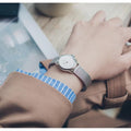  Shop Authentic Calvin Klein Minimal White Dial Silver Mesh Bracelet Watch for Women - K3M2312Y - Luxxuri