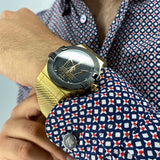  Shop Authentic Maserati Potenza Quartz Black Dial Gold Mesh Bracelet Watch For Men - R8853108006 - Luxxuri