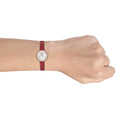  Shop Authentic Emporio Armani Rosa Two Hand White Dial Red Leather Strap Watch For Women - AR11357 - Luxxuri