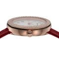  Shop Authentic Emporio Armani Rosa Two Hand White Dial Red Leather Strap Watch For Women - AR11357 - Luxxuri
