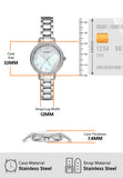  Shop Authentic Emporio Armani Cleo Crystals Mother Of Pearl Dial Silver Steel Strap Watch For Women - AR11484 - Luxxuri