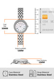  Shop Authentic Emporio Armani Rosa Quartz White Dial Silver Steel Strap Watch For Women - AR11354 - Luxxuri