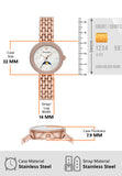  Shop Authentic Emporio Armani Rosa Mother of Pearl Dial Rose Gold Steel Strap Watch For Women - AR11462 - Luxxuri