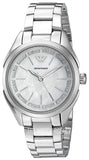  Shop Authentic Emporio Armani Valeria Quartz Mother of Pearl Dial Silver Steel Strap Watch For Women - AR11030 - Luxxuri