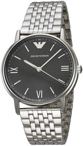  Shop Authentic Emporio Armani Kappa Black Dial Silver Steel Strap Watch For Men - AR11152 - Luxxuri