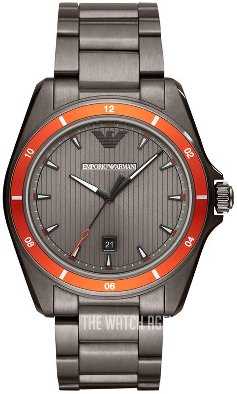  Shop Authentic Emporio Armani Sigma Quartz Grey Dial Grey Steel Strap Watch For Men - AR11178 - Luxxuri