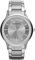  Shop Authentic Emporio Armani Renato Quartz Silver Dial Silver Steel Strap Watch For Men - AR11189 - Luxxuri