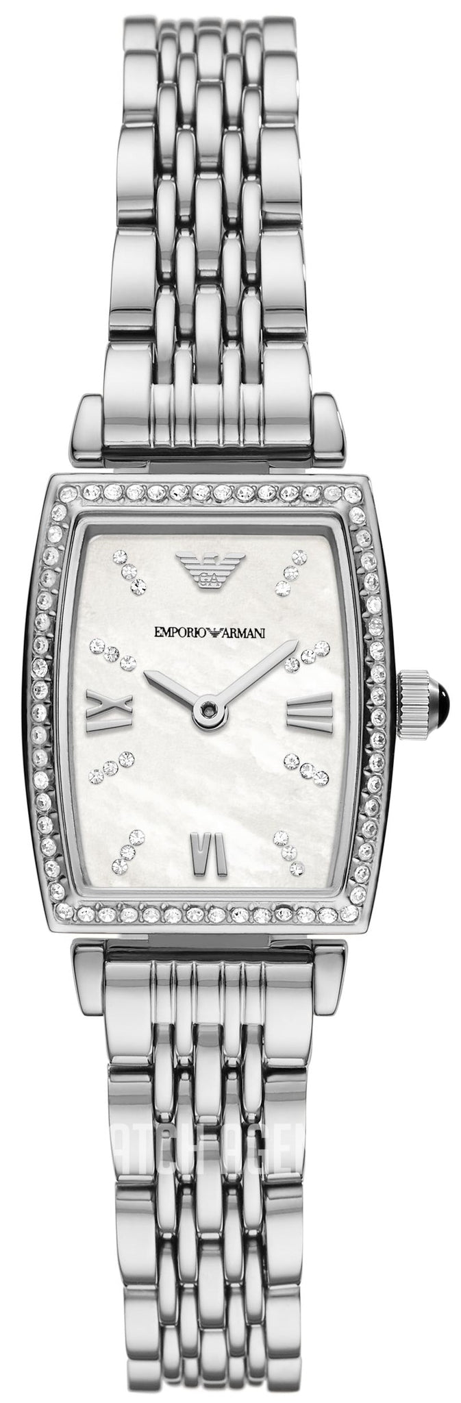  Shop Authentic Emporio Armani Gianni T-Bar Quartz White Dial Silver Steel Strap Watch For Women - AR11405 - Luxxuri