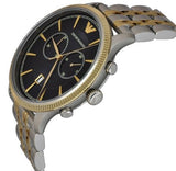  Shop Authentic Emporio Armani Classic Blue Dial Two Tone Steel Strap Watch For Men - AR1847 - Luxxuri