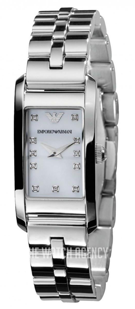  Shop Authentic Emporio Armani Donna Mother Of Pearl White Dial Silver Steel Strap Watch for Women - AR3167 - Luxxuri
