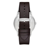  Shop Authentic Emporio Armani Kappa Quartz Black Dial Brown Leather Strap Watch For Men - AR80008 - Luxxuri