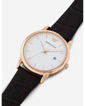  Shop Authentic Emporio Armani Luigi White Dial Brown Leather Strap Watch For Men - AR2502 - Luxxuri