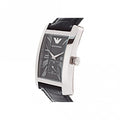  Shop Authentic Emporio Armani Black Dial Black Leather Strap Watch For Men - AR0143 - Luxxuri