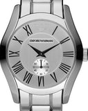  Shop Authentic Emporio Armani Classic Quartz Silver Dial Silver Steel Strap Watch For Men - AR0647 - Luxxuri