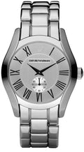  Shop Authentic Emporio Armani Classic Quartz Silver Dial Silver Steel Strap Watch For Men - AR0647 - Luxxuri