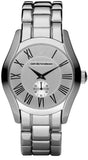  Shop Authentic Emporio Armani Classic Quartz Silver Dial Silver Steel Strap Watch For Men - AR0647 - Luxxuri