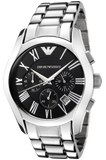  Shop Authentic Emporio Armani Velente Chronograph Black Dial Silver Steel Strap Watch For Women - AR0674 - Luxxuri