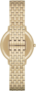 Emporio Armani Dress Analog Mother of Pearl Dial Gold Steel Strap Watch For Women - AR11007