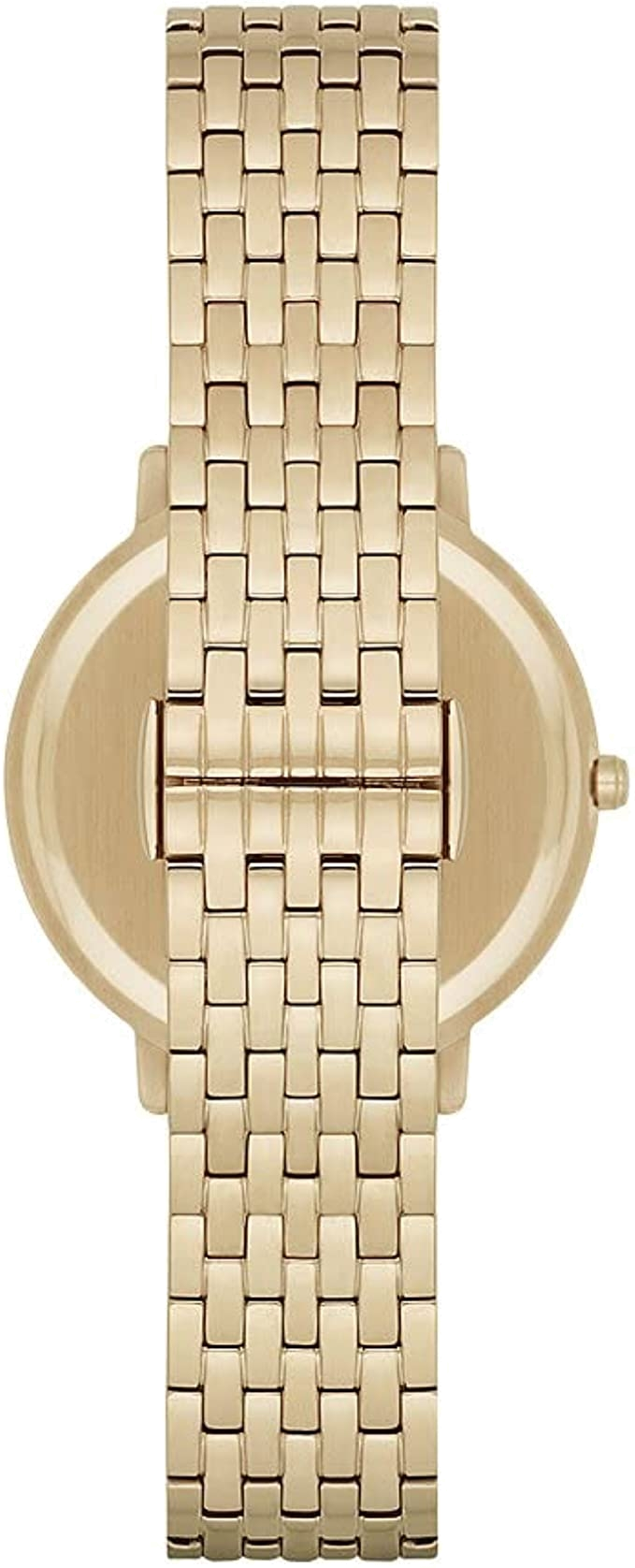 Emporio Armani Dress Analog Mother of Pearl Dial Gold Steel Strap Watch For Women - AR11007