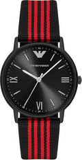  Shop Authentic Emporio Armani Kappa Black Dial Two Tone NATO Strap Watch For Men - AR11015 - Luxxuri