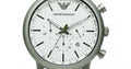  Shop Authentic Emporio Armani Chronograph White Dial Green Rubber Strap Watch For Men - AR11022 - Luxxuri