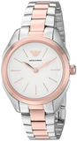  Shop Authentic Emporio Armani Analog White Dial Two Tone Steel Strap Watch For Women - AR11029 - Luxxuri
