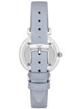  Shop Authentic Emporio Armani Gianni T-Bar Mother Of Pearl White Dial Grey Leather Strap Watch For Women - AR11039 - Luxxuri