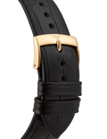 Emporio Armani Renato Quartz Grey Dial Black Leather Strap Watch For Men - AR11049