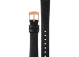  Shop Authentic Emporio Armani Gianni T Bar Black Mother of Pearl Dial Black Leather Strap Watch For Women - AR11060 - Luxxuri