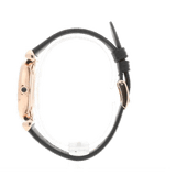  Shop Authentic Emporio Armani Gianni T Bar Black Mother of Pearl Dial Black Leather Strap Watch For Women - AR11060 - Luxxuri