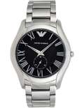  Shop Authentic Emporio Armani Valente Quartz Black Dial Silver Steel Strap Watch For Men - AR11086 - Luxxuri
