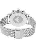  Shop Authentic Emporio Armani Chronograph Black Dial Silver Mesh Bracelet Watch For Men - AR11104 - Luxxuri