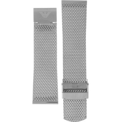 Emporio Armani Minimalist Quartz Blue Dial Silver Steel Strap Watch For Men - AR11571