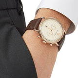 Shop Authentic Emporio Armani Aviator Grey Dial Brown Leather Strap Watch For Men - AR11106 - Luxxuri