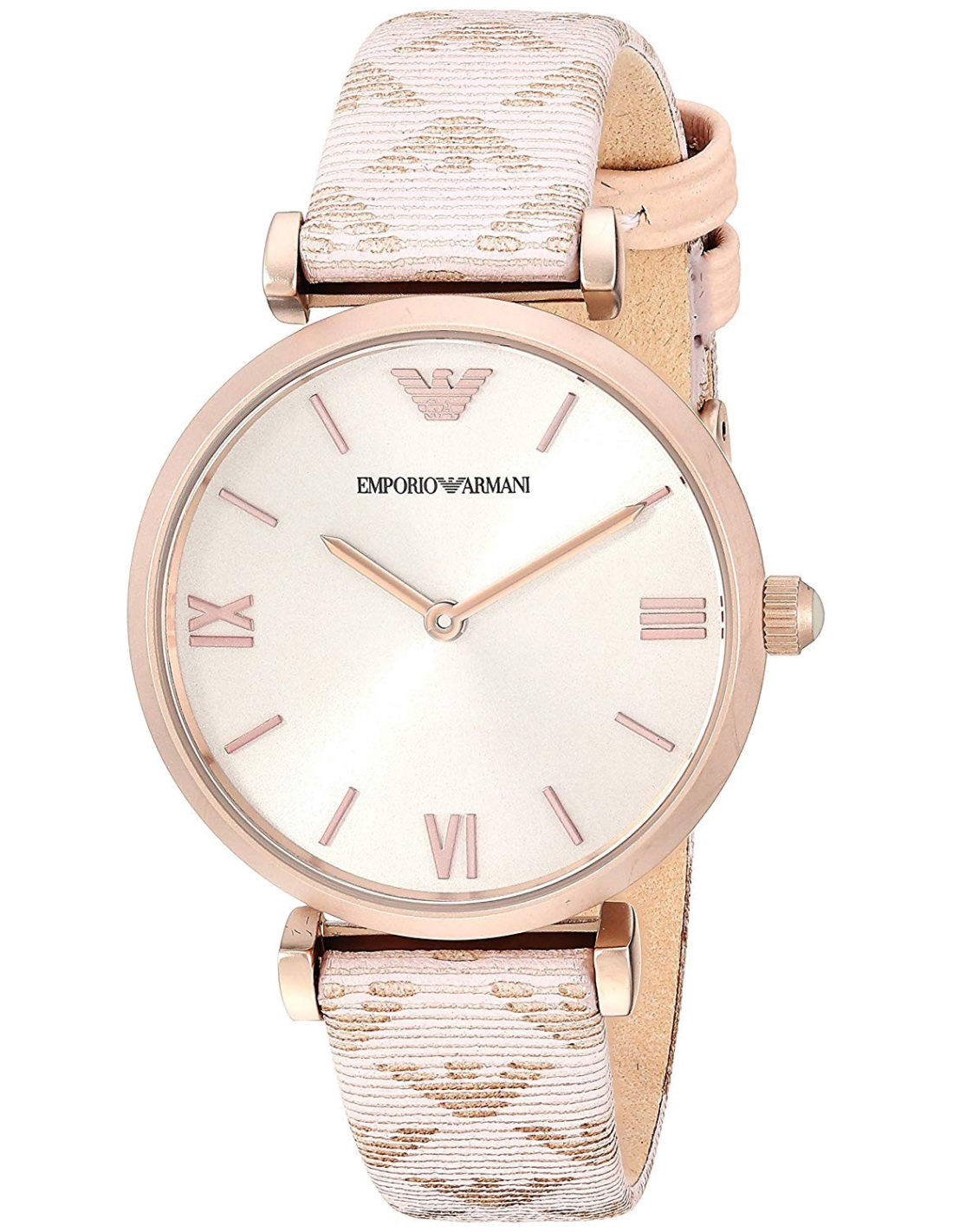  Shop Authentic Emporio Armani Gianni T Bar Analog Silver Dial Beige Leather Strap Watch For Women - AR11127 - Luxxuri
