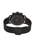  Shop Authentic Emporio Armani Aviator Black Dial Black Mesh Bracelet Watch For Men - AR11142 - Luxxuri