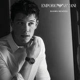  Shop Authentic Emporio Armani Modern Slim Quartz Grey Dial Black Leather Strap Watch For Men - AR11162 - Luxxuri